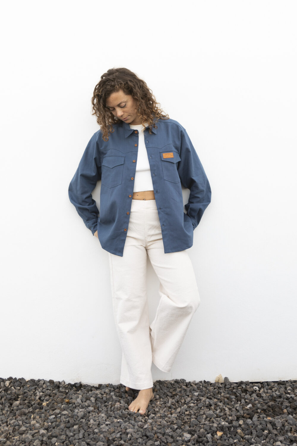 HORIZONT . Unisex (Over)Shirt . Navy Blue