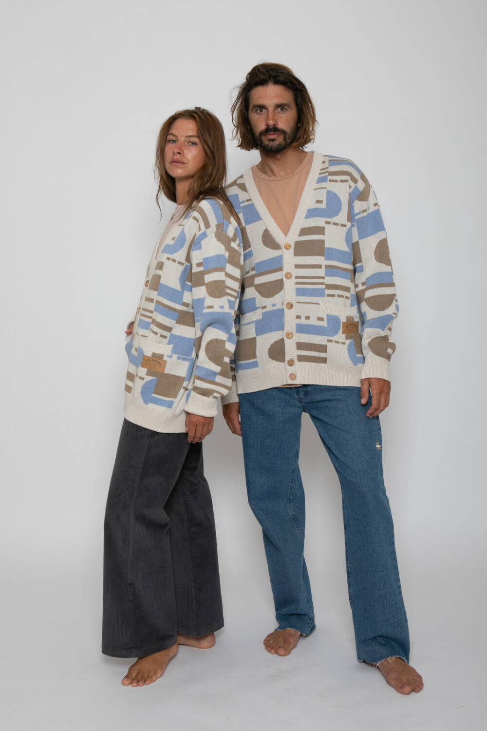 LOS AMIGOS Organic Cotton Cardigan . Pattern