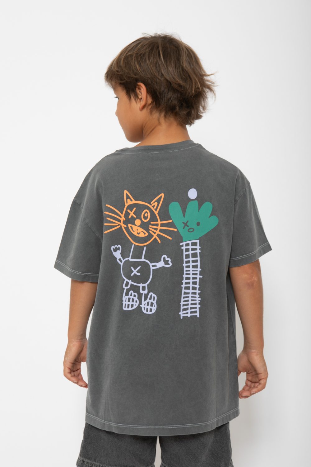 DANTE Kids Tee . Black Washed