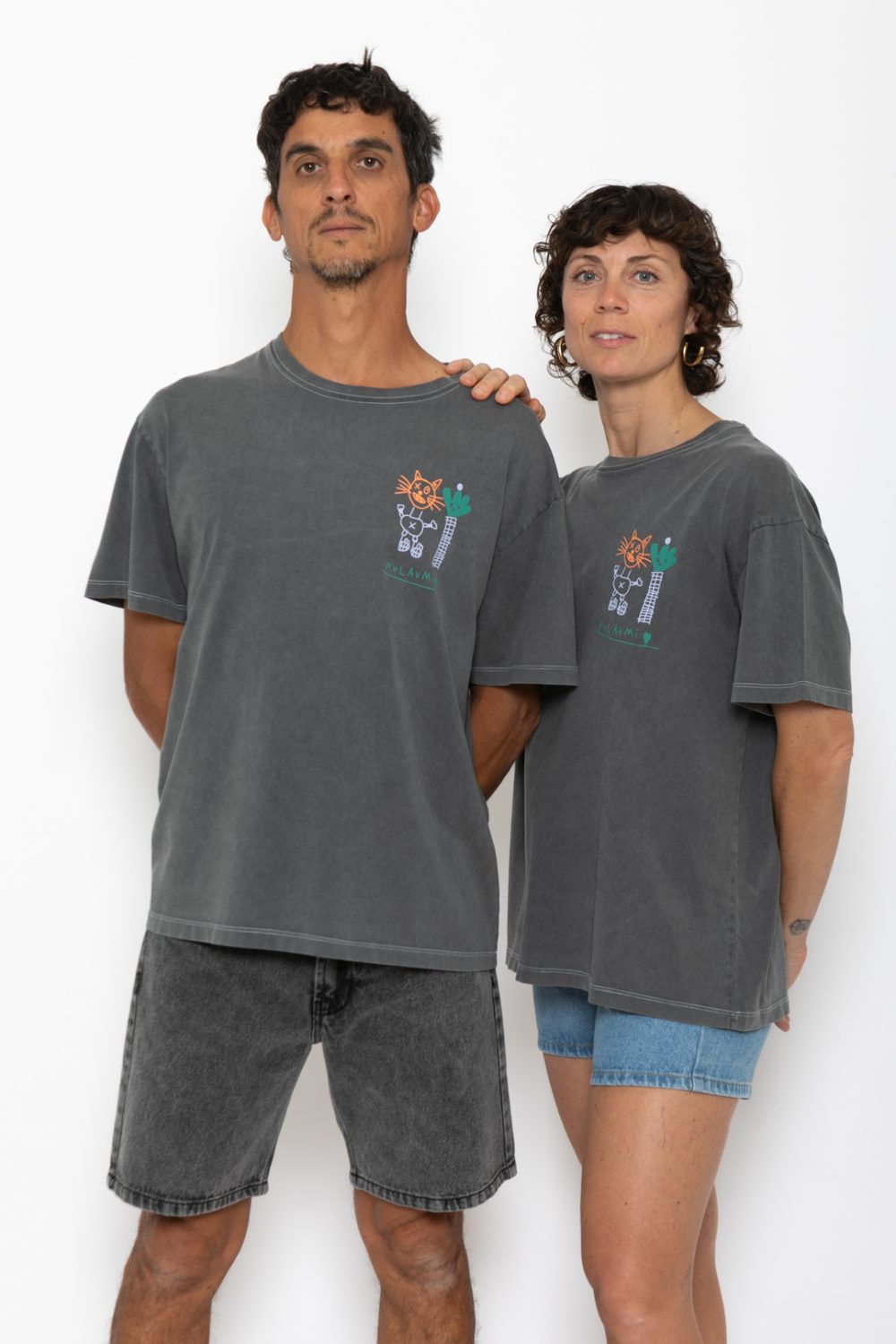 DANTE Adults Tee . Black Washed